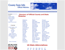 Tablet Screenshot of countystate.info